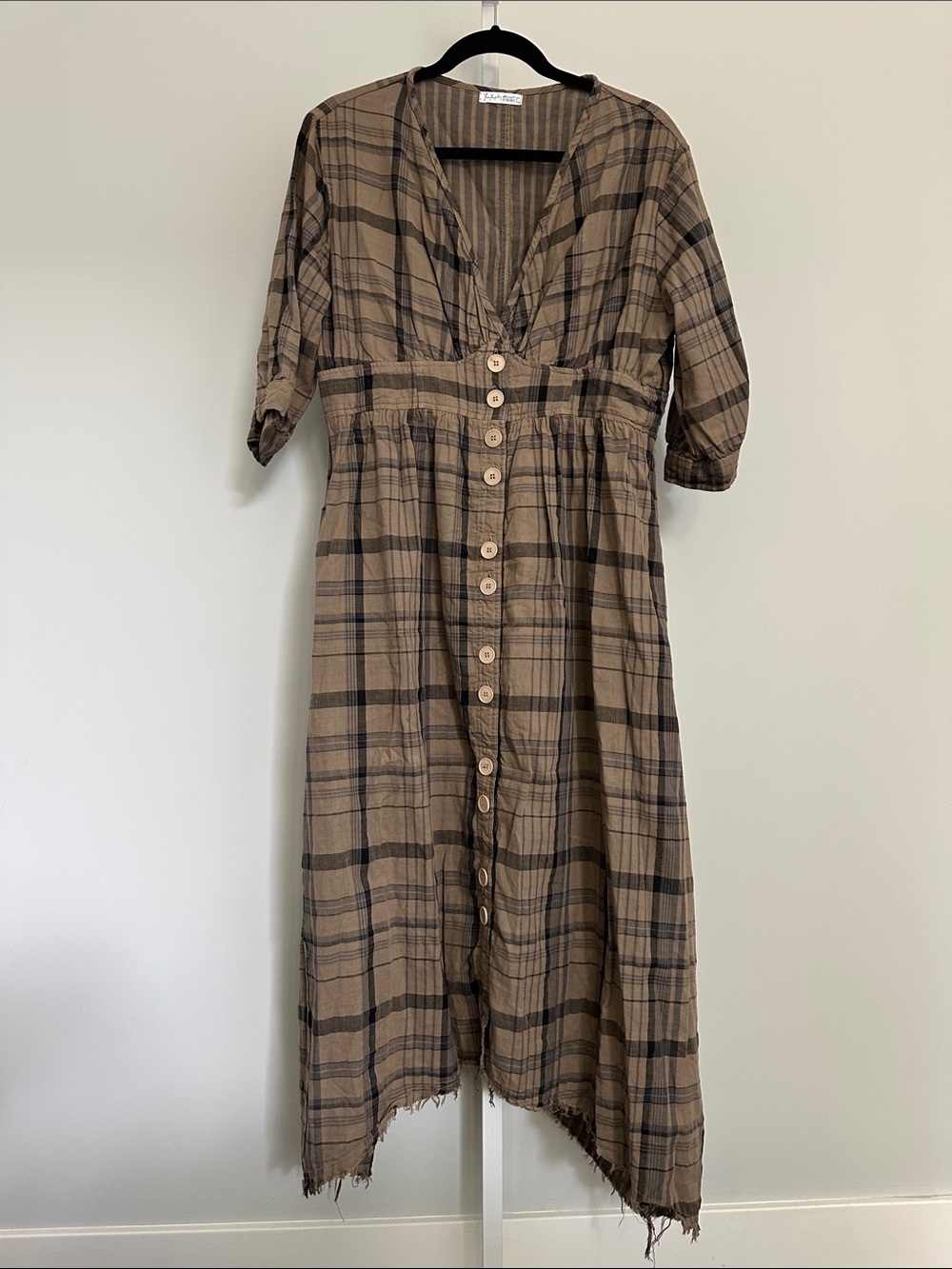 Free People Shades Plaid Dress - Picture 4 of 7